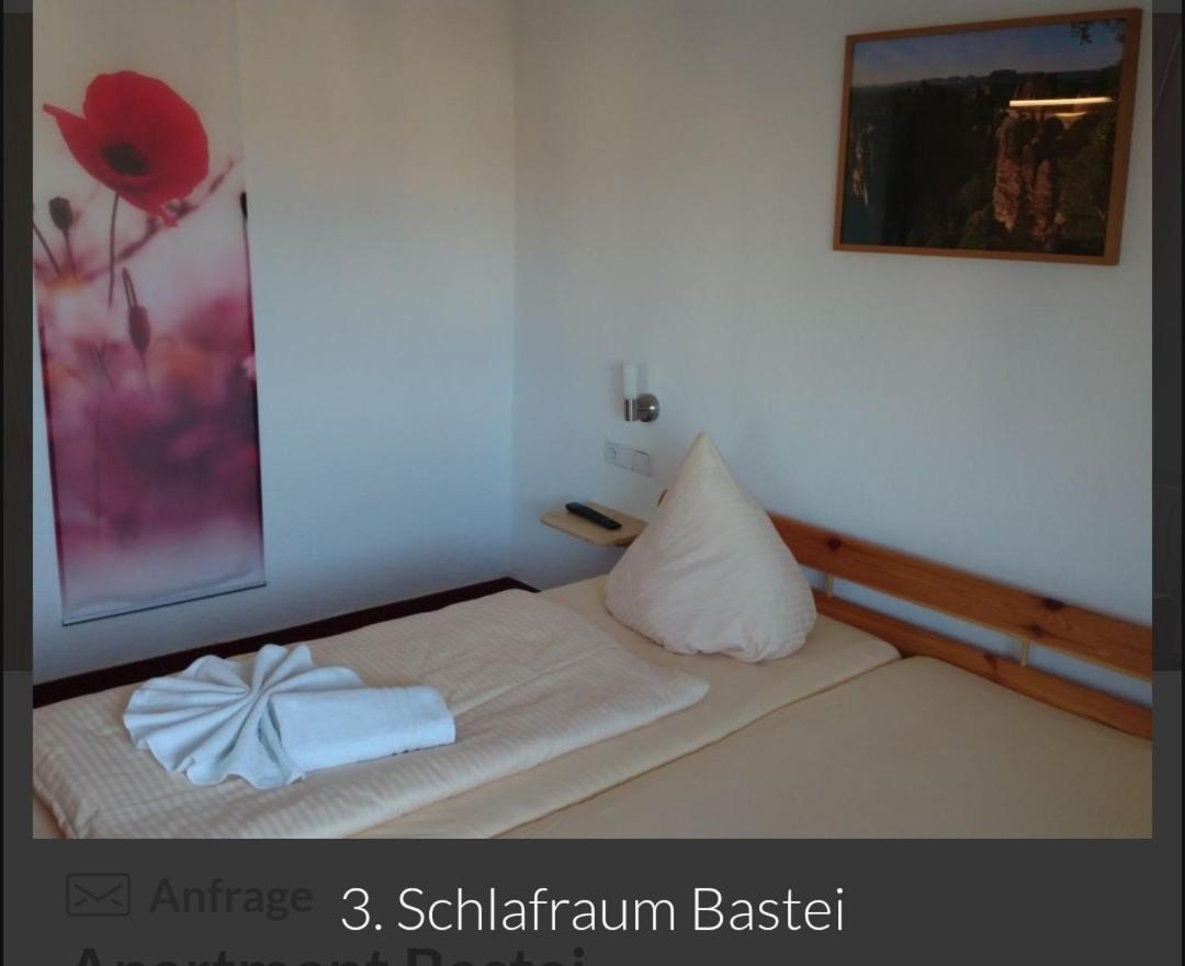 Guesthouse Elbsandstein App. Bastei Rathmannsdorf Esterno foto